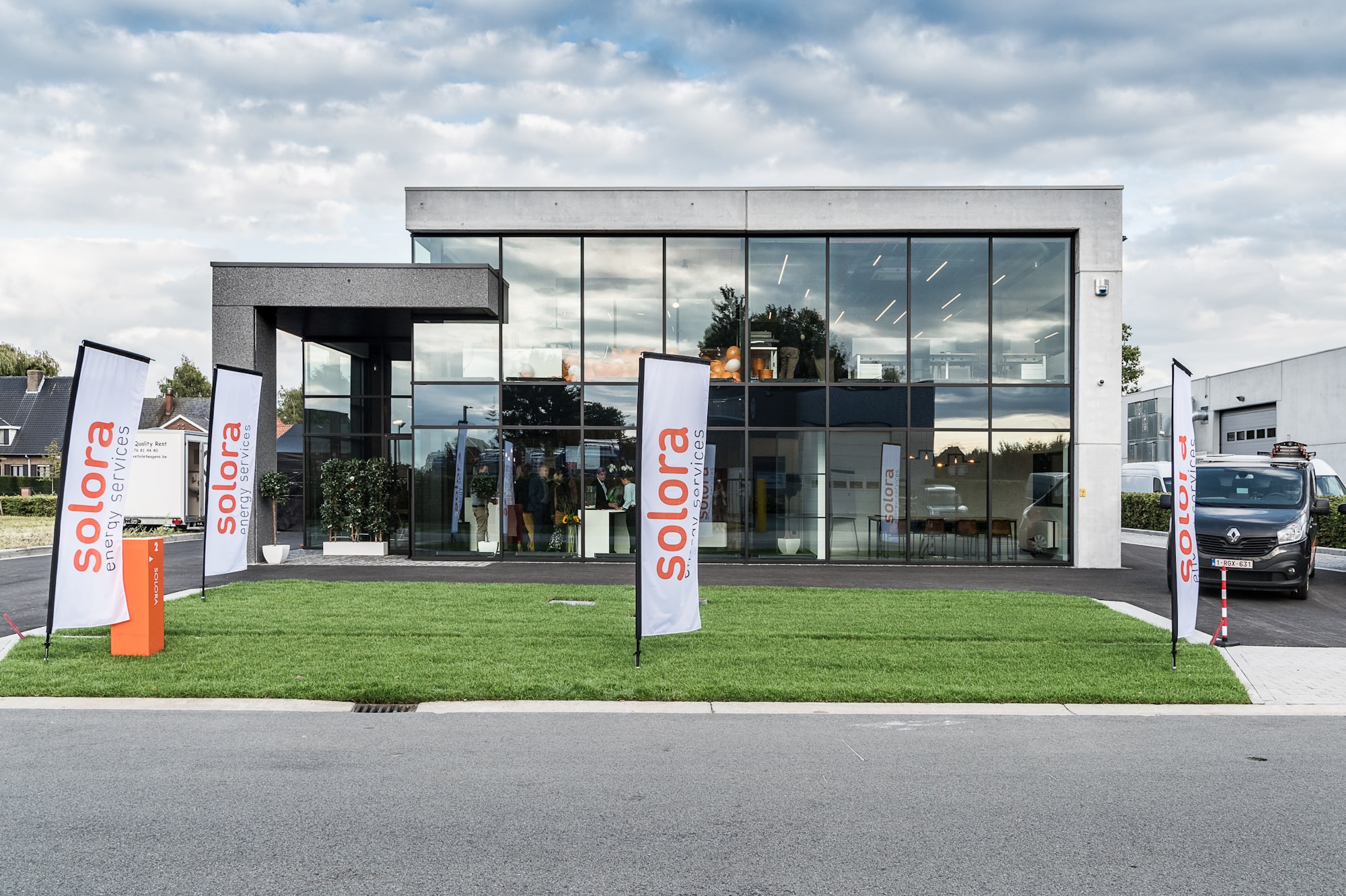 Bouwen van een industrieel gebouw te Merelbeke